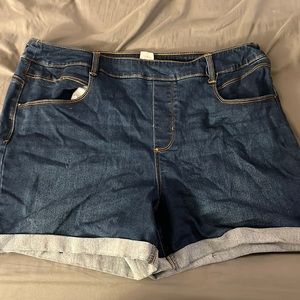 Denim shorts